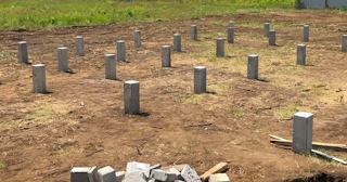 Фундамент на забивных жб сваях под ключ в Мичуринске - фундамент из забивных железобетонных свай цена от 3107 руб/м2